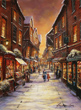Gordon Lees, Signed limited edition print, The Shambles Medium image. Click to enlarge