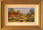 Gordon Lees, Original oil painting on canvas, The Cotswolds Medium image. Click to enlarge