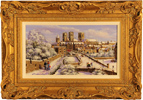 Gordon Lees, Original oil painting on panel, York Minster from Lendal Bridge Medium image. Click to enlarge