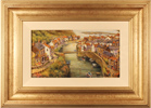 Gordon Lees, Original oil painting on canvas, Staithes, North Yorkshire Medium image. Click to enlarge