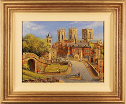 Gordon Lees, Original oil painting on canvas, The City of York Medium image. Click to enlarge