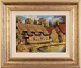 Gordon Lees, Original oil painting on canvas, Summer Days, Thornton Le Dale Medium image. Click to enlarge