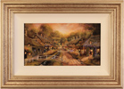 Gordon Lees, Original oil painting on panel, Cotswold Village Medium image. Click to enlarge