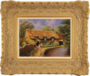 Gordon Lees, Original oil painting on canvas, Summer Thornton Le Dale Medium image. Click to enlarge