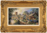 Gordon Lees, Original oil painting on panel, Cotswolds Village Medium image. Click to enlarge