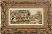 Gordon Lees, Original oil painting on panel, Spring in the Cotswolds Medium image. Click to enlarge