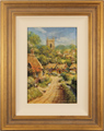 Gordon Lees, Original oil painting on panel, Summer in the Cotswolds Medium image. Click to enlarge