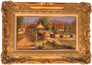 Gordon Lees, Original oil painting on canvas, In the Cotwolds Medium image. Click to enlarge