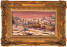 Gordon Lees, Original oil painting on canvas, In the Cotwolds Medium image. Click to enlarge