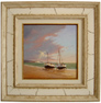 Graham Petley, Original oil painting on panel, Boats on Shore Medium image. Click to enlarge