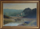 Graham Petley, Oil on canvas, 'Tide Out' St Just, Roseland