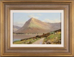 Howard Shingler, Original oil painting on panel, Fleetwith Pike, Buttermere Medium image. Click to enlarge