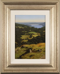 Howard Shingler, Original oil painting on canvas, Windermere from Nab Scar Medium image. Click to enlarge