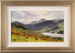 Howard Shingler, Original oil painting on panel, Buttermere from Hassness Medium image. Click to enlarge