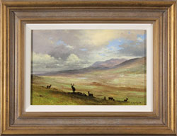 Howard Shingler, Original oil painting on panel, North Highlands Medium image. Click to enlarge