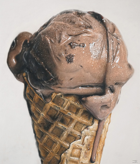 Ian Rawling, PS, Pastel, Chocolate Ice Cream