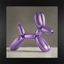 Ian Rawling, Pastel, Purple Dog Medium image. Click to enlarge