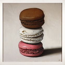 Ian Rawling, Pastel, Wobbly Macaroons II Medium image. Click to enlarge