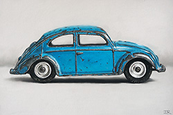 Ian Rawling, Pastel, Blue Beetle Medium image. Click to enlarge