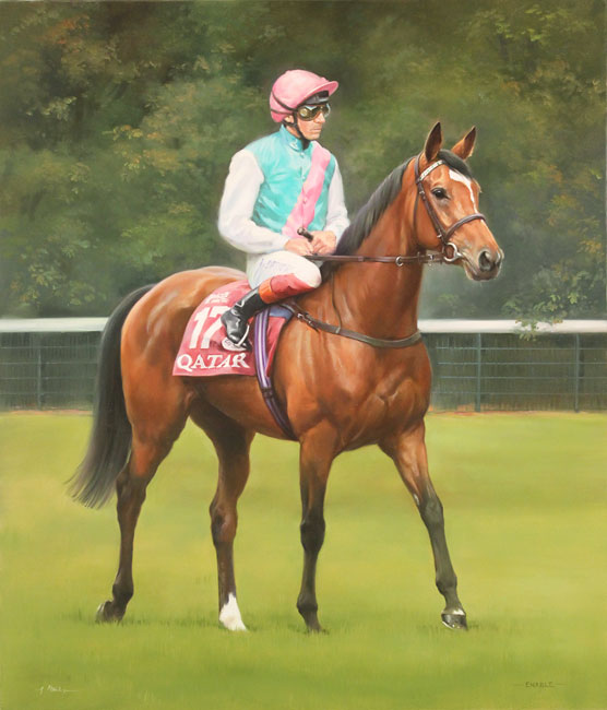 Jacqueline Stanhope, Original oil painting on canvas, Enable