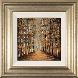 Jay Nottingham, Original oil painting on panel, A Walk in the Wood Medium image. Click to enlarge