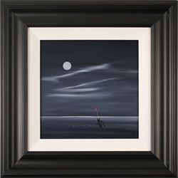 Jay Nottingham, Original oil painting on panel, Shoreline Stroll Medium image. Click to enlarge