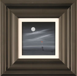 Jay Nottingham, Original oil painting on panel, Moonlight Meeting Medium image. Click to enlarge