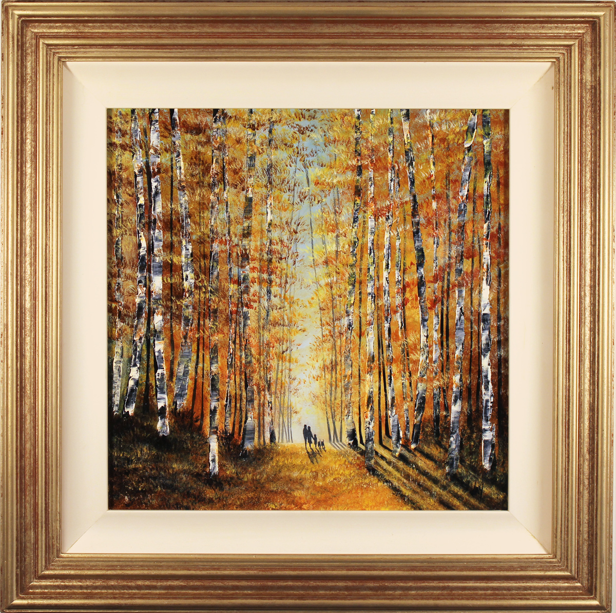 Jay Nottingham | Original oil painting on panel, Autumn Outing, Art to ...