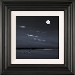 Jay Nottingham, Original oil painting on panel, Midnight Stroll  Medium image. Click to enlarge