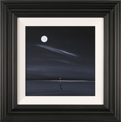 Jay Nottingham, Original oil painting on panel, Moonlight Kiss  Medium image. Click to enlarge