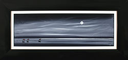 Jay Nottingham, Original oil painting on panel, Moonlight Ride Medium image. Click to enlarge