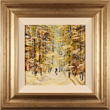 Jay Nottingham, Original oil painting on panel, A Winter Walk Medium image. Click to enlarge
