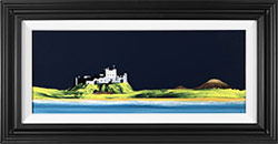 Jay Nottingham, Original oil painting on panel, Bamburgh Castle Medium image. Click to enlarge