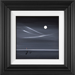 Jay Nottingham, Original oil painting on panel, Moonlight Sweethearts Medium image. Click to enlarge