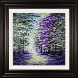 Jay Nottingham, Original oil painting on panel, Bluebell Wood Medium image. Click to enlarge