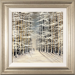 Jay Nottingham, Original oil painting on panel, Winter Walk Medium image. Click to enlarge