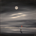 Jay Nottingham, Original oil painting on panel, Moonlight Surprise Medium image. Click to enlarge