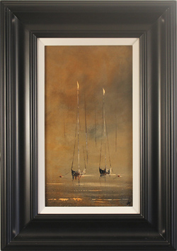 Jay Nottingham, Original oil painting on panel, Ghost Fleet Medium image. Click to enlarge