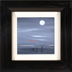 Jay Nottingham, Original oil painting on panel, Follow the Leader! Medium image. Click to enlarge