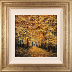 Jay Nottingham, Original oil painting on panel, A Walk in the Woods Medium image. Click to enlarge