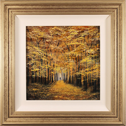 Jay Nottingham, Original oil painting on panel, A Walk in the Woods Medium image. Click to enlarge