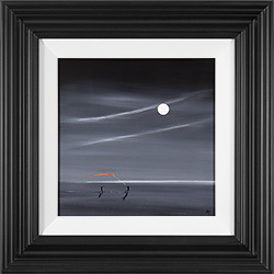Jay Nottingham, Original oil painting on panel, Kite Running  Medium image. Click to enlarge