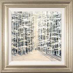 Jay Nottingham, Original oil painting on panel, Winter Woodland Medium image. Click to enlarge