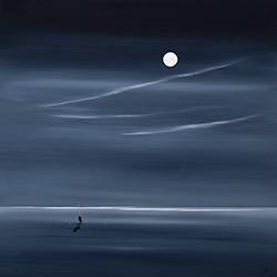 Jay Nottingham, Original oil painting on panel, Midnight Sweethearts  Medium image. Click to enlarge
