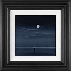 Jay Nottingham, Original oil painting on panel, Moonlight Sweethearts Medium image. Click to enlarge