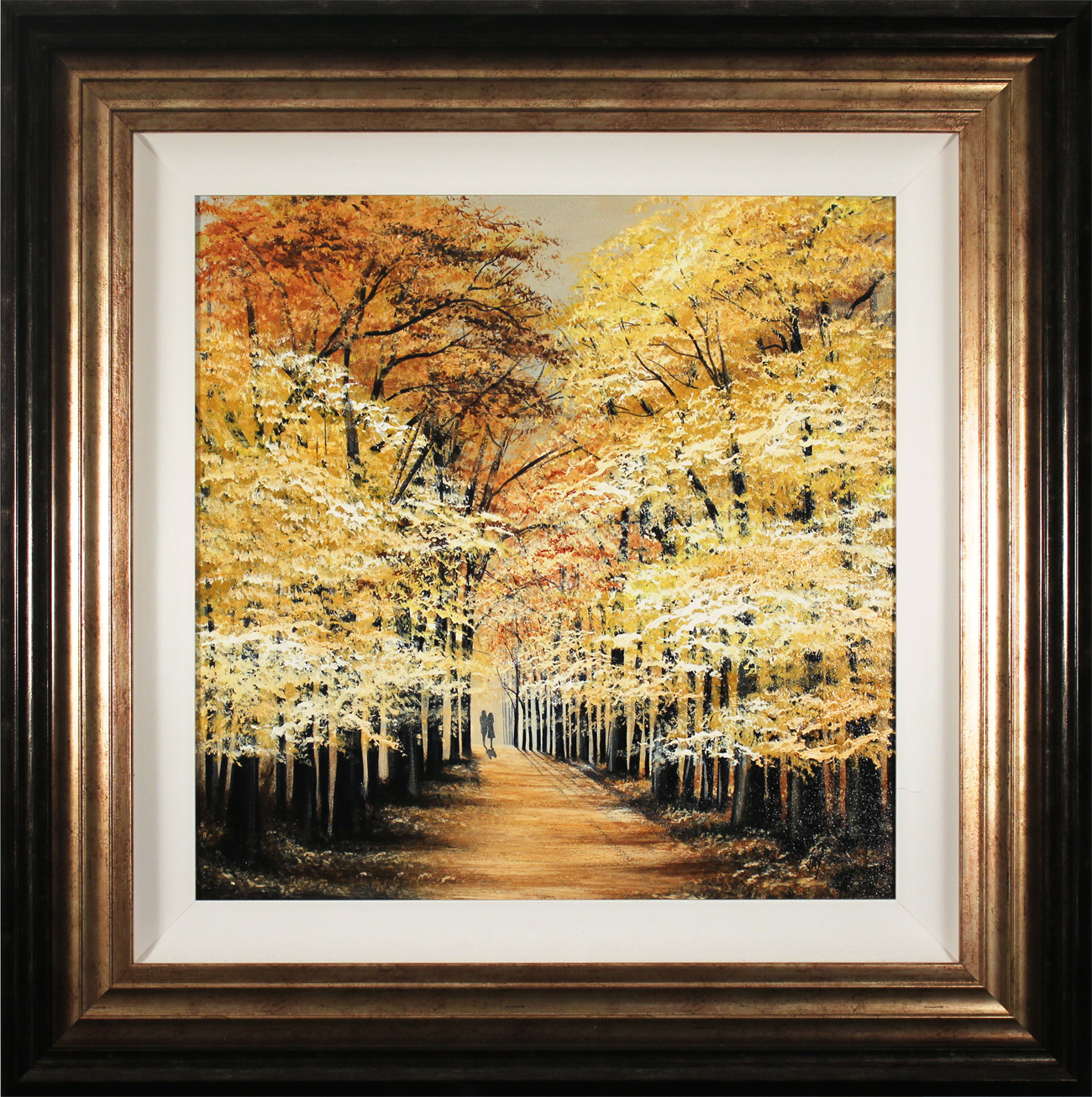 Jay Nottingham Original oil painting on panel, The Lovers' Wood, Art