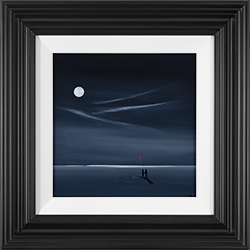 Jay Nottingham, Original oil painting on panel, Moonlight Meet Medium image. Click to enlarge