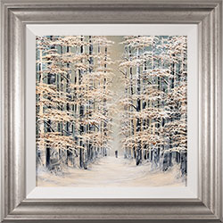 Jay Nottingham, Original oil painting on panel, Winter Walk Medium image. Click to enlarge