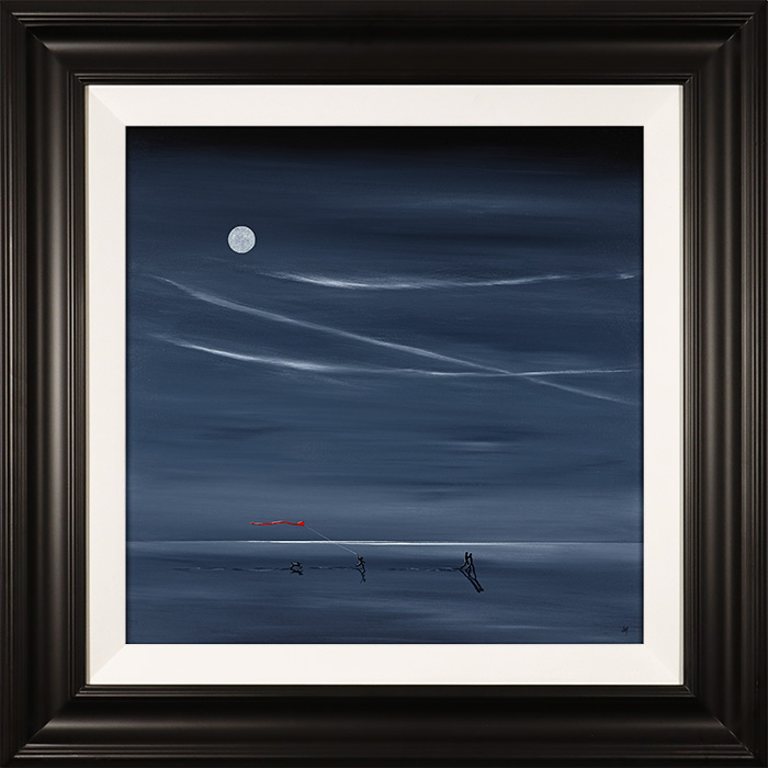 Jay Nottingham, Original oil painting on panel, Midnight Run