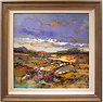 Jef Lenaers, Original oil painting on canvas, Abstracted Landscape Medium image. Click to enlarge